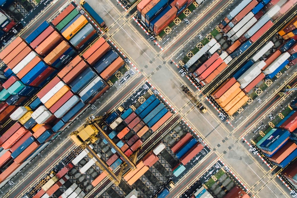 Sea freight and container ports
